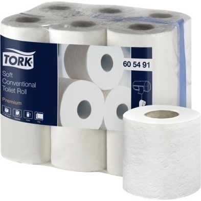 605491-PAPEL HIGIENICO DOM. TORK 2 CAPAS 22.9 M precio por 12 unidades