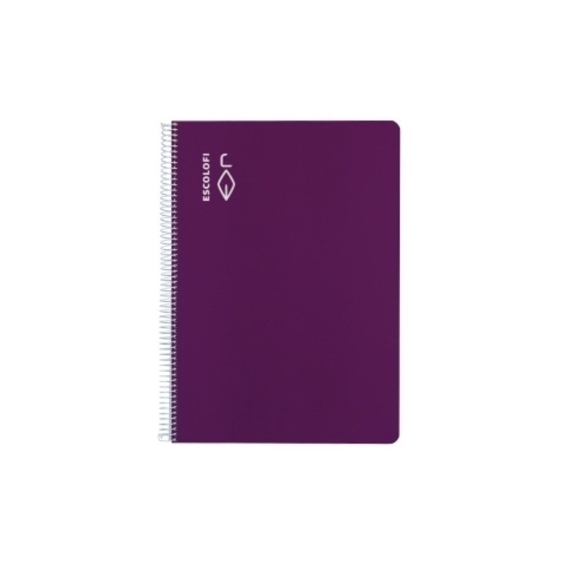 180938406-BLOCK ESCOLOFI A4 80h PT.2.5 70g VIOLETA precio por 5 unidades