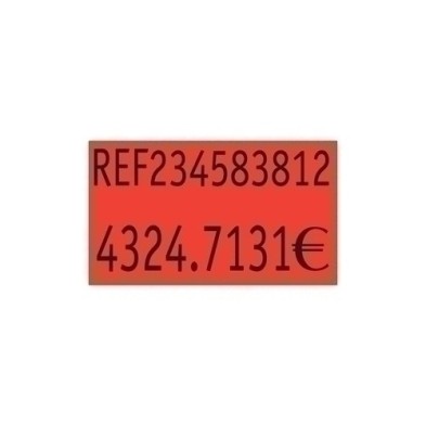 1531019/1530019-ETIQ.PRECIOS PRYSE REM.26x16 NARANJA precio por 1 unidades