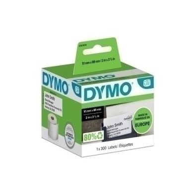 S0929100-ETIQ.DYMO LW  51x89mm RL.300 NO ADHESIVO precio por 1 unidades