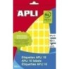 02750-ETIQ.MAN.BOLSA APLI 02750 CL.AMAR. 12x18 precio por 10 unidades