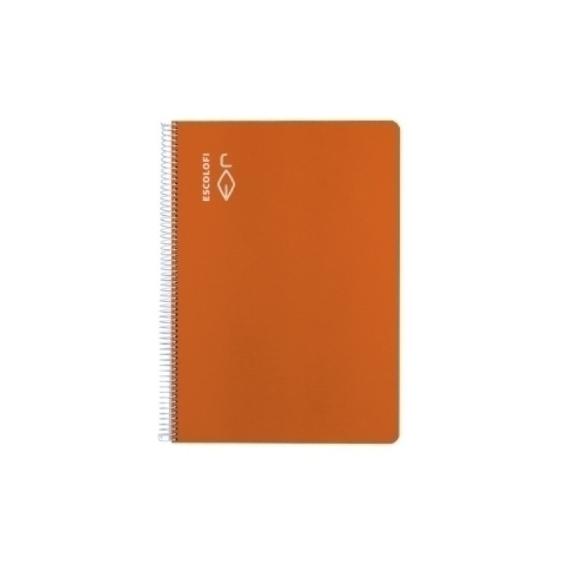 180930402-BLOCK ESCOLOFI A4 80h PT.3.5 70g NARANJA precio por 5 unidades