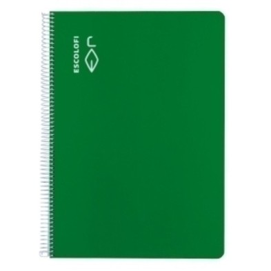 180930404-BLOCK ESCOLOFI A4 80h PT.3.5 70g VERDE precio por 5 unidades