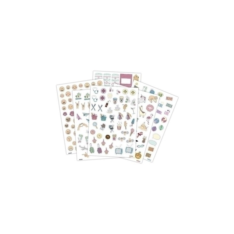 7865000-PEGATINAS FIN. SURTIDO SET de 6 precio por 1 unidades