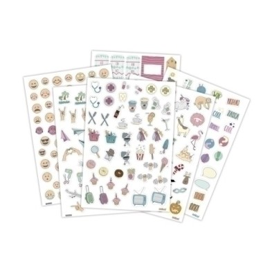 7865000-PEGATINAS FIN. SURTIDO SET de 6 precio por 1 unidades