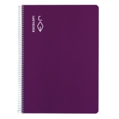 180930406-BLOCK ESCOLOFI A4 80h PT.3.5 70g VIOLETA precio por 5 unidades