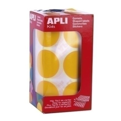17865-GOMETS APLI (17865) REDONDO Ø33 AMARILLO precio por 1 unidades