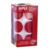 17863-GOMETS APLI (17863) REDONDO Ø33 ROJO precio por 1 unidades