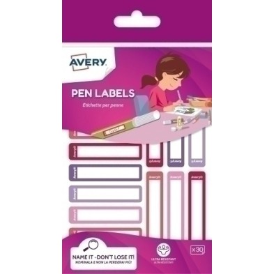 RESMI30F-UK-ETIQUETA ESCOLAR AVERY BOLIGR.50x10 B/30 precio por 30 unidades