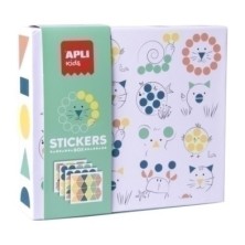 18361-STICKERS GAME CAJA CARTON ANIMALES precio por 1 unidades