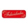 38182-ETIQ.REG. R.250 FELICIDADES ROJO precio por 1 unidades