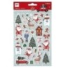 19813-PEGATINAS APLI SKI NAVIDAD 1H precio por 5 unidades