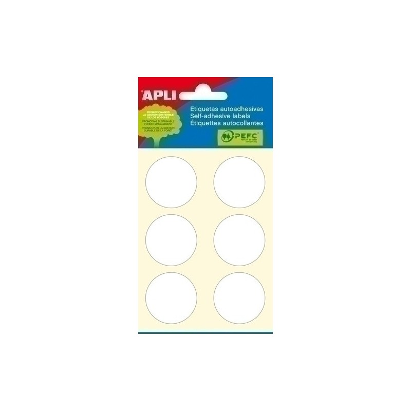 02665-ETIQ.MAN.BOLSA APLI 02665 MINI REDON.Ø32 precio por 10 unidades