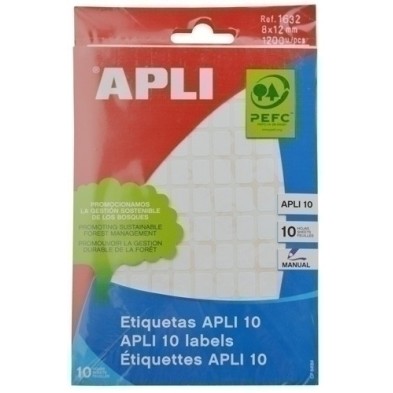 01632-ETIQ.MAN.BOLSA APLI 01632 10h 8x12 precio por 10 unidades