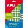 02757-ETIQ.MAN.BOLSA APLI 02757 CL.VERDE 25x40 precio por 10 unidades
