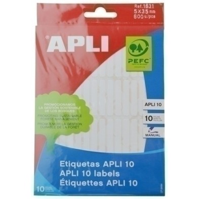 01631-ETIQ.MAN.BOLSA APLI 01631 10h 5x35 precio por 10 unidades