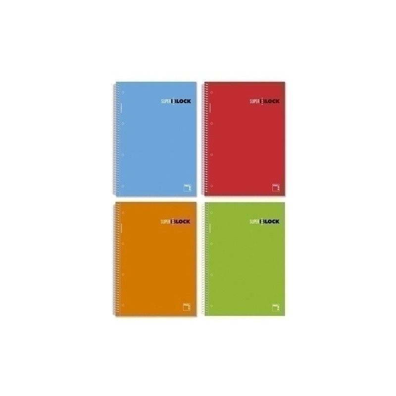 16028-BLOCK PACSA SUPER mic.EXTRA A4 160h HZT. precio por 4 unidades