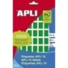 02753-ETIQ.MAN.BOLSA APLI 02753 CL.VERDE 12x18 precio por 10 unidades