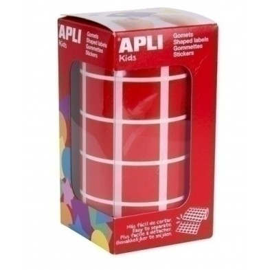 04877-GOMETS APLI (04877) Rl.59h CUAD.20 ROJO precio por 1 unidades