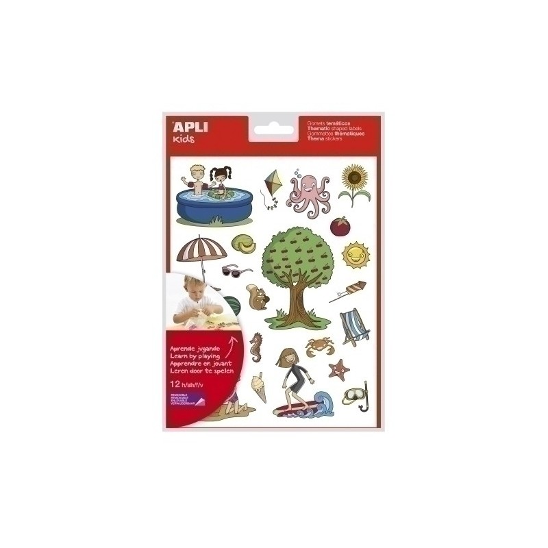 11623-GOMETS APLI (11623) TEMAT.Bl.12h VERANO precio por 5 unidades