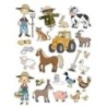 11443-GOMETS APLI (11443) TEMAT.Bl.12h GRANJA precio por 5 unidades