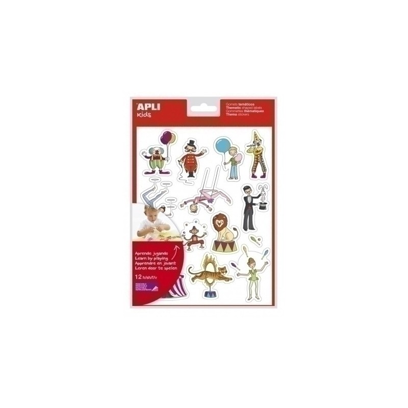 11446-GOMETS APLI (11446) TEMAT.Bl.12h CIRCO precio por 5 unidades