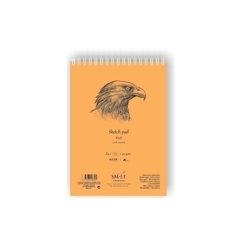 EB-60TS/KRAFT-BLOC BOCETO SMILTAINIS A4 60h CREMA precio por 1 unidades