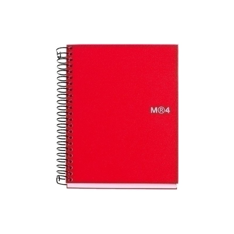 MR2554-BLOCK MR NB-4 mic.PP A7 100h CD.5 ROJO precio por 5 unidades