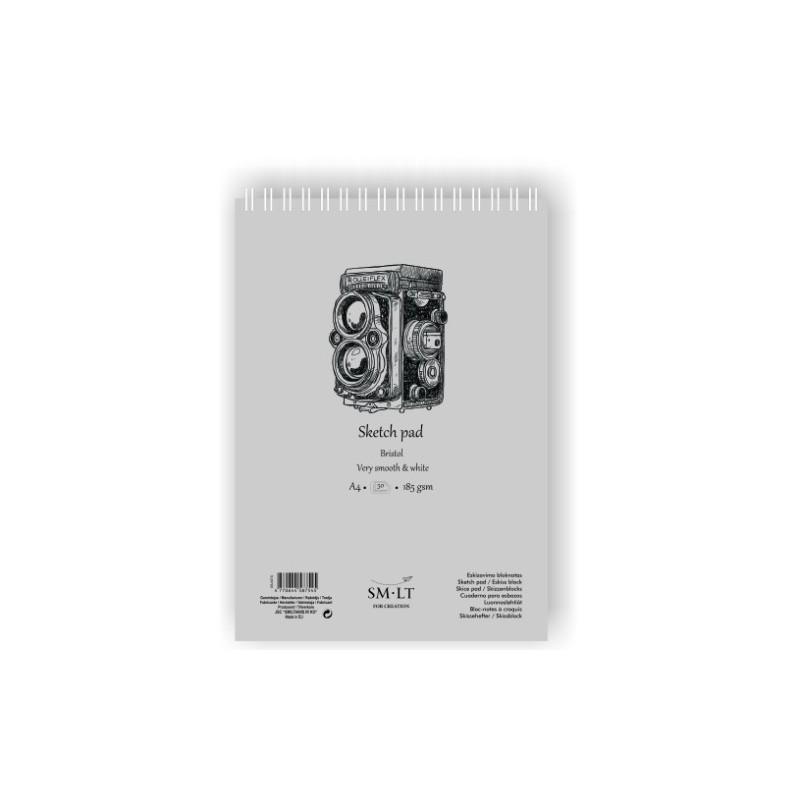 EB50-TS-BLOC BOCETO SMILTAINIS  A4 100h BRISTOL precio por 1 unidades