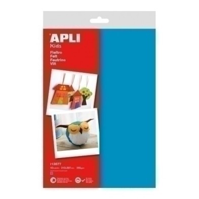13577-FIELTRO APLI A4 AZUL precio por 10 unidades