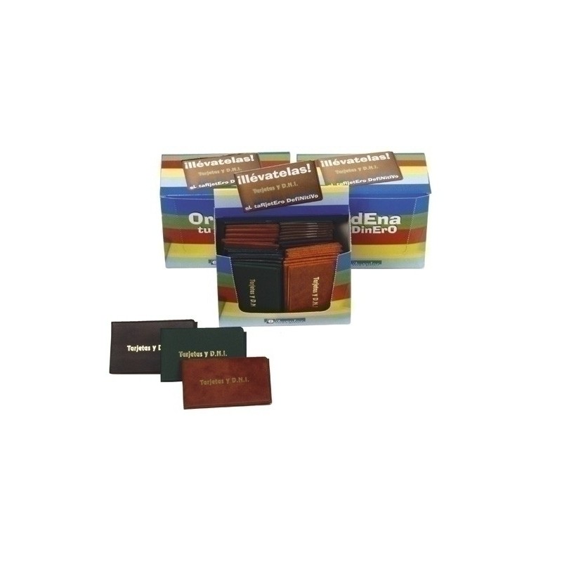 81078I-91-FUNDA CARNET IBERP.PVC TARJ.+NIF P/40 precio por 1 unidades