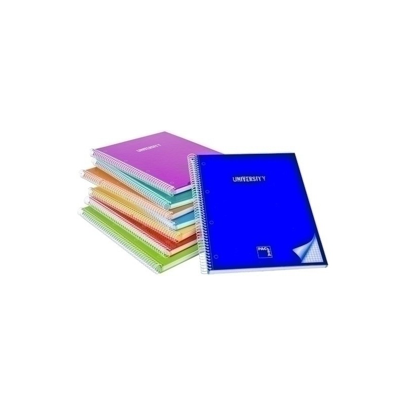 16681-BLOCK PACSA UNIVERSITY A4 80h CD.5 (8) precio por 8 unidades