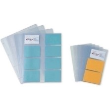 212800-FUNDA TARJETAS PARDO A4 8 DP. 4T. P/10 precio por 1 unidades