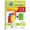 400122761-BLOCK OXF.SCH.EXTRA Fº 80h CD.4 PK.4+1 precio por 1 unidades