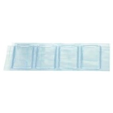 8328T-10-FUNDA ADHESIVA IBERP.PVC 4 TARJ. 40x80 P precio por 1 unidades