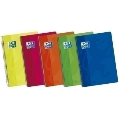 100430171-BLOCK OXF.SCH.BLANDA Fº 80h CD.4 COL.(5) precio por 5 unidades
