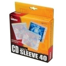 CD2B40-FUNDA CD/DVD AIDATA DOBLE 5 TL.CAJA 40 precio por 1 unidades