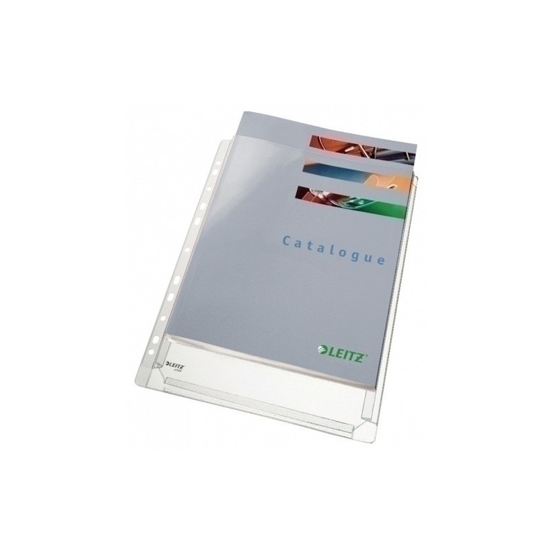 47561003-FUNDA MULT.FUELLE LEITZ PVC A4 11 T.(10) precio por 1 unidades