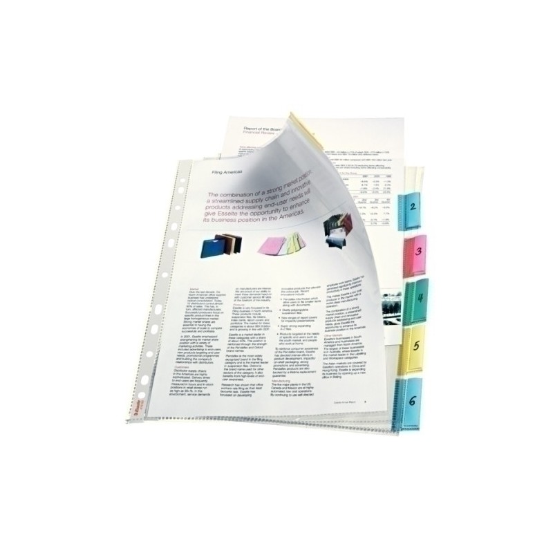 414160-FUNDA MULT.PTÑ.ESS.PP A4 11 T.RF.SET 6 precio por 1 unidades