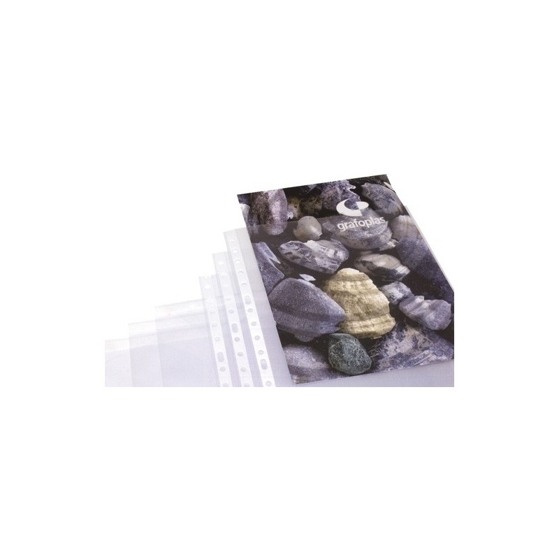 05570300-FUNDA MULT.GRAF.PP 70µ LISO A4 11  P/100 precio por 1 unidades