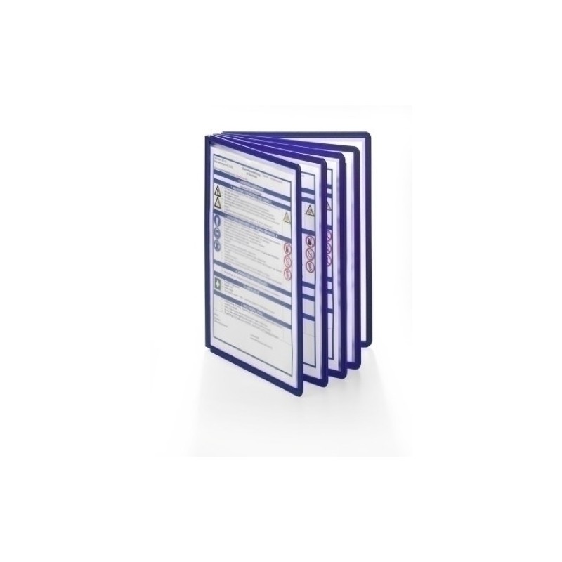 560607-FUNDA DURABLE SHERPA A4 c/MARCO AZ P/5 precio por 1 unidades