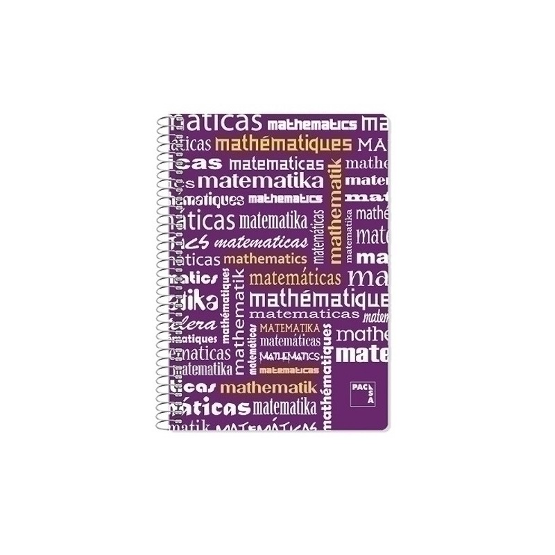 16522-BLOCK PACSA ASIGNAT. Fº 80h CD.4 MATEMAT precio por 4 unidades