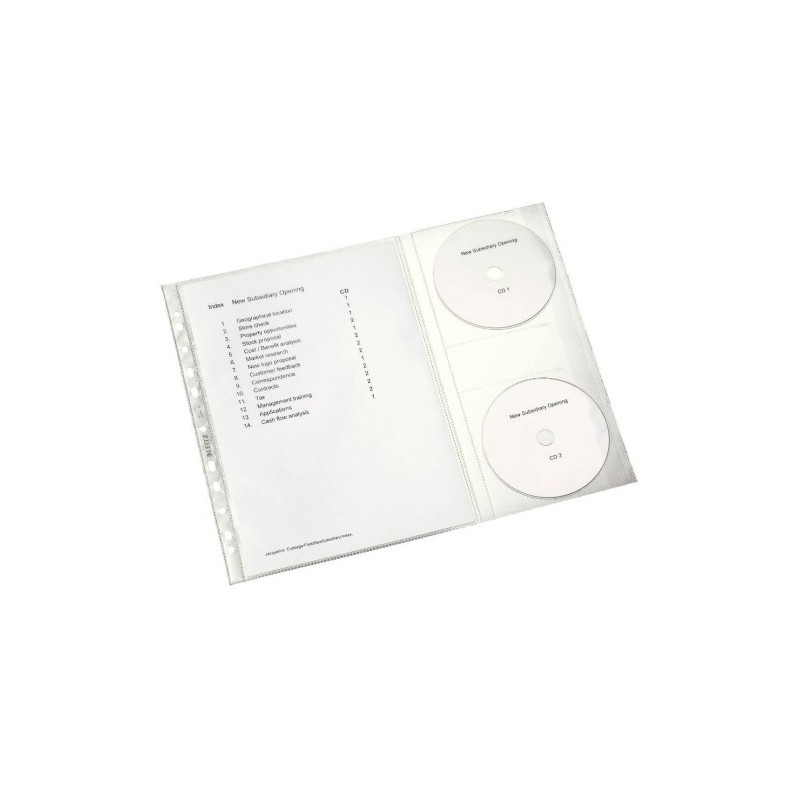 47613103-FUNDA MULT.LEITZ PP 120µ A4 11 P/5 precio por 1 unidades