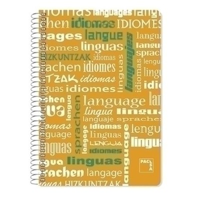 16523-BLOCK PACSA ASIGNAT. Fº 80h CD.4 IDIOMAS precio por 4 unidades