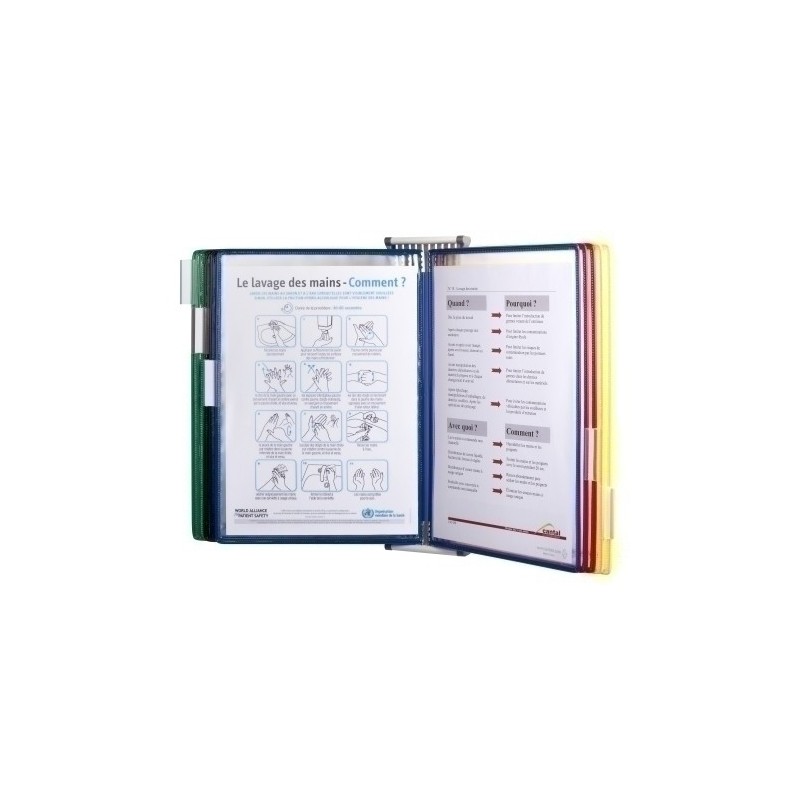 414109-FUNDA TARIFOLD CLASIF.PARED SURT. de 10 precio por 1 unidades