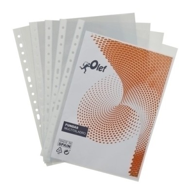 90A4CR-FUNDA MULT.OLEF.PP 90µ LISO A4 16 P/100 precio por 1 unidades