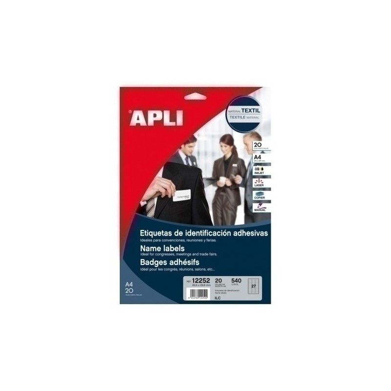 12252-FUNDA DIST.APLI TEXTIL A4 20h 63.5x29.6 precio por 1 unidades