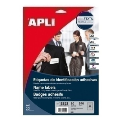 12252-FUNDA DIST.APLI TEXTIL A4 20h 63.5x29.6 precio por 1 unidades