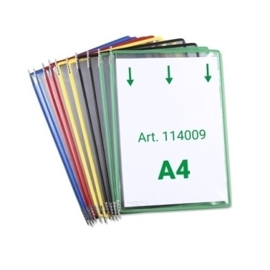 114009-FUNDA TARIFOLD C/PIV. A4 c/MARCO P/10 precio por 1 unidades