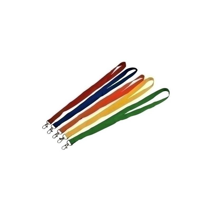2076CIE-CINTA DE MOSQUETON METALICO SURT. P/40 precio por 1 unidades
